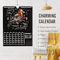 Miniatyrbillede 3 af 5: Dark Forest Lunar Calendar 2024, Vægkalender Månedskalender fra januar til december, 2024 Kalenderplanlægger for hjemmeskolekontorindretning No Hook 2pcs
