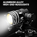 Pikkukuva 3 / 5: Z30 15000lm T6 Led Light pyörä/polkupyörä/ set USB ladattava ajovalo/taskulamppu vedenpitävä zoomattava pyöräilylamppu pyörälle