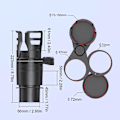 Miniatyrbillede 1 af 5: 4 i 1 multifunktionel justerbar bilkopholder Expander Adapter Bundbakke Bil drikkekopflaskeholder Auto bilstativ Organizer|drikkeholdere| Second Generation