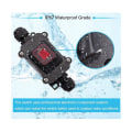 Miniatyrbilde 3 av 5: Ip67 vanntett inline-bryter 12v Dc 20a høystrømsstrøm vanntett bryter T