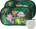 2-pack Car Window Sun Shade, 50 x 30 cm, Side Window Sunshade with Storage Bag (Forest) [qb]