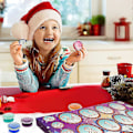 Miniatyrbillede 3 af 5: Adventskalender modellering ler, julekalender 2023, 24 dages nedtællingskalender, julegave til piger børn -CHN