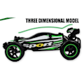 Pikkukuva 7 / 9: RC-kilpa-autot 2,4 GHz nopea radio-kaukosäädinauto 1: 20 2WD-kilpa-leluautot Sähköajoneuvo Nopea kilpa-auto Hobby-auto Red One Size