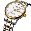 Miniatyrbillede 2 af 2: Trend besat vandtæt lysende studenterur White dial Gold band