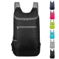 Miniatyrbilde 1 av 5: Utendørs sammenleggbar veske Vanntett reiseveske Fitness Sports Duffelbag for menn og kvinner Black