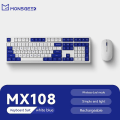 Miniatyrbilde 1 av 5: Monsgeek D1 trådløs mus Bluetooth 2.4g To-modus 1000dpi stille mus Tastatursett Office bærbar mus for Windows Mac-gave Keyboard Mouse Set