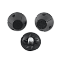 Pikkukuva 4 / 5: 12 kpl jalkapallokengän vaihtopiikit 13 mm jalkapallokenkien nastat piikit 5 mm kierteitetylle jalkapallolle S Black
