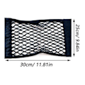 Pikkukuva 1 / 5: Auton takaosan tavaratilan säilytysverkko Istuin Joustava String Net Magic Tarra Mesh Auton organizer Tarvikkeet Selkälaukku - Säilytys Siivous 25 x 30cm