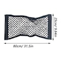 Pikkukuva 1 / 5: Auton takaosan tavaratilan säilytysverkko Istuin Joustava String Net Magic Tarra Mesh Auton organizer Tarvikkeet Selkälaukku - Säilytys Siivous 25 x 80 cm