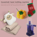 Pikkukuva 4 / 5: Uusi 2023 käsikäyttöinen Embellish-Knit Knitter Machine Spool Knitter Embellish Craft Rannekorun kudontatyökalu