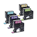 Miniatyrbillede 1 af 5: 5 stk Tape Til D1 12mm 0,47 Tommer Tape Til Maker Labelmanager 160 280 360d 420p