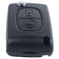 Miniatyrbild 5 av 5: Flip Remote Remote Case Skal för C2 C3 C4 C5 C6 C8 2 Knappar Svart