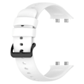 Miniatyrbilde 2 av 5: For Oppo Watch 3 Pro Solid Color Soft Silicone Watch Band White
