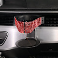 Pikkukuva 1 / 5: Ilmanvaihtoaukko Juomaalustan Kahvipulloteline CAN Juoma Tuhkakuppi Kiinnitysteline Autotarvikkeet Girly Glitter Automukinpidike| | Red