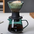 Miniatyrbillede 3 af 5: Nedsænkningsdrypper Switch Glass V60 Hæld over kaffemaskine V-form kaffedrypper og filtre V02