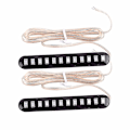 Miniatyrbillede 3 af 4: 2stk bil motorcykel rindende vand baglygter bremselys 12 led blinklys Strip 3528smd nummerplade