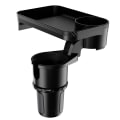 Miniatyrbilde 4 av 5: Bærbar bilkoppholder Festbar måltidsbrett Utvidet bord skrivebord 360 Roterbar justerbar bilmatbrett koppholder Expander|drikkeholdere| Small size