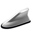 Pikkukuva 1 / 5: Universal Shark Fin Car Radio Shark Antenni Radio Fm Signal Design Antennit Antenni Auton Styling Sisustus|antennit| Silver