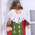 Miniatyrbillede 2 af 5: Söt juldocka adventskalender Återanvändbart tyg jul Han