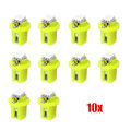 Pikkukuva 1 / 5: 10 kpl T5 B8.5d 5050 1 Led 12v Auto Instrument Light Auto Keskikonsoli Vaihtolamppu A/c Paneelit Lamppu Auton sisustustarvikkeet|koristelamppu| Yellow