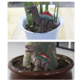 Miniatyrbilde 5 av 5: Lys opp Dinosaur Elektronisk Walking Robot Roaring Interactive Dino Toy