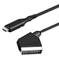 Miniatyrbillede 4 af 4: Hdmi-kompatibel til Scart-kabel bærbar 720p / 1080p video-lydadapter