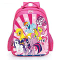 Miniatyrbild 3 av 4: Rosa My Little Pony skolväska barn 16 tums elev Unicorn skolväska för tonåring flickor Casual Travel Bagpack Day Pack as picture6