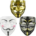 3-pakning V for Vendetta-maske for voksne/barn Anonymous-maske
