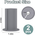 Pikkukuva 5 / 5: Starlink kaapelin reitityssarja 1" seinäreikään, kaapelin reitityssarja Starlinkille, Starlink läpivienti, Starlink kaapelin läpivientikumi Grey 2pcs