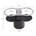 Pikkukuva 2 / 4: Universal Double Holes -autojuomatelineet Auton kiinnitysteline Pullo Juomakahvin organizer Auton sisustustarvikkeet|juomatelineet|