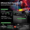 Miniatyrbilde 5 av 5: Rgb kjølevifte for Xbox Series X, 3 justerbar hastighet kjøleviftesystem Lavstøykjølevifte for Xbox Series X