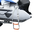 Miniatyrbild 1 av 5: Hög hållfasthet justerbar uppblåsbar båt Rib Dinghy 2-stegs badstege