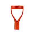 Pikkukuva 1 / 3: Lapiokahvan Y-kahva Korvaava lapiokahva puutarhanurmikkoon, musta orange 9.5cmx18cm