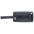 Miniatyrbild 4 av 5: Flip Remote Remote Case Skal för C2 C3 C4 C5 C6 C8 2 Knappar Svart