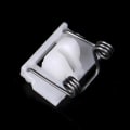 Miniatyrbilde 4 av 5: Elektrisk Push Saks Hårklipper Plast Tong Coldless Clip Spring white swinging head