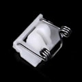 Miniatyrbillede 4 af 5: Elektrisk Push Saks Hårklipper Plastic Tong Coldless Clip Spring White swing head and spring