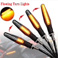 Miniatyrbillede 2 af 4: 2 stk Led Motorcykel Blinklys Lys 12smd Hale Blinker Flydende Vand Blinker Ip68 Vandtæt Motorcykel Blinklys| |