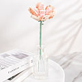 Miniatyrbild 1 av 5: Simulering byggstenar blomma tulpan ros solros krukbukett mini blomma block gör det själv barns sammansatta leksak flicka present