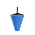 Miniatyrbillede 1 af 5: Auto Hjul Poleringssvamp Brugt Til Elektrisk Bore Bil Nav Polering Svamp Polering Kegle Kit Auto Body Wheel Care Vask Rengøring| | Blue