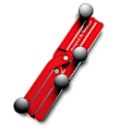 Pikkukuva 1 / 5: Oatsbasf 02750 Gravity Auton matkapuhelinteline Red
