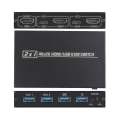 Miniatyrbillede 4 af 5: 2 Port Hdmi Usb Kvm 4k Switch Splitter til delt skærm tastatur og mus Adaptiv