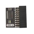 TPM 2.0 Säkerhetsmodul för Gigabyte Moderkort 20-1 Pin Krypteringsminneskort Förbättrad Dataskydd SZRH A-X 0,5 5