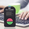 Miniatyrbillede 2 af 5: 2 Stk Elektronisk Tæller, Digital Håndtæller Elektronisk Manuel Clicker Med Nørrebånd Add Subtract Model