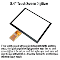 Miniatyrbillede 2 af 5: 8,4 tommer LCD-skærm Touchscreen til Jeep Grand Cherokee Transparent