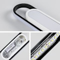 Miniatyrbilde 4 av 5: Moderne LED-taklampe, 24w 1800lm rektangulær taklampe, kaldt hvitt lys 6000k akryl taklampe for stue, soverom, kjøkken, gang