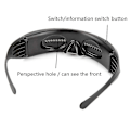 Miniatyrbild 3 av 5: Anpassningsbara LED Bluetooth glasögon för Vuxen Blinkande Display Diy Text Animation