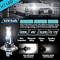 Miniatyrbillede 3 af 4: 4x H7 LED-forlygtesæt, fjernlys og nærlys, 220 W, 60 000 lm, superlys, 6000 K, hvid