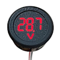Miniatyrbilde 3 av 5: DC 5 100v Led Digital Display Rund To-leder Voltmeter Bil DC Digital Spenning Strøm Meter Volt Detektor Tester Monitor 3 Farge| | 2