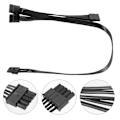 Miniatyrbillede 4 af 4: 5-polet til 3 SATA harddisk HDD-strømkabel kun til V550 V650 V750 V850 V1000 V1000 modulær strømforsyning