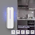 Pikkukuva 4 / 5: Bug Zapper Silent Mosquito Killer Fruit Fly Trap sisätiloihin, sisäkäyttöinen Plug-in Perholoukku perhoille, Hedelmäkärpäset, Eu Plug (valkoinen)